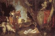 Antonio Maria Vassallo The Birth of King Cyrus Spain oil painting artist